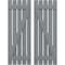 Ekena Millwork Americraft 5-Board (2 Batten) Wood Spaced Board-n-Batten Shutters w/ Z-Bar, ARW102SB519X77CHH, PR ARW102SB519X77CHH - alternate 1